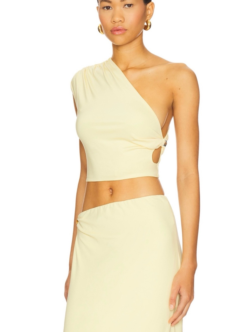 Revolve Baylee Top and Skirt in Panna Cotta